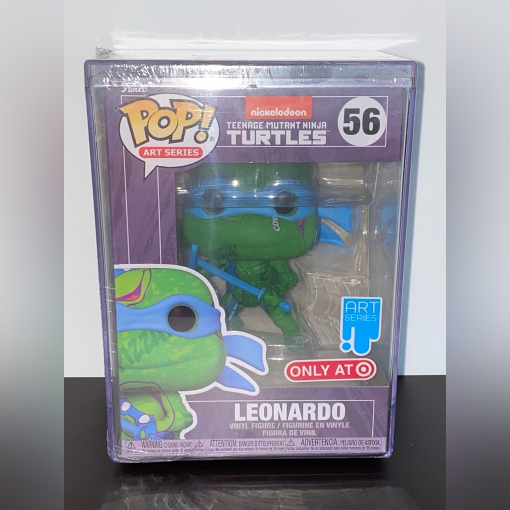 Funko Pop! Art Series Teenage Mutant Ninja Turtles Leonardo #56 Target Exclusive
